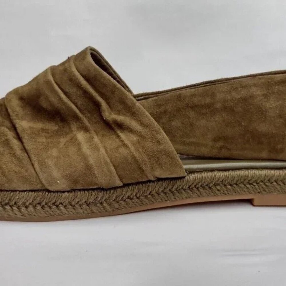 Tory Burch Suede Slingback Sandals Green NWOT - Picture 8 of 12